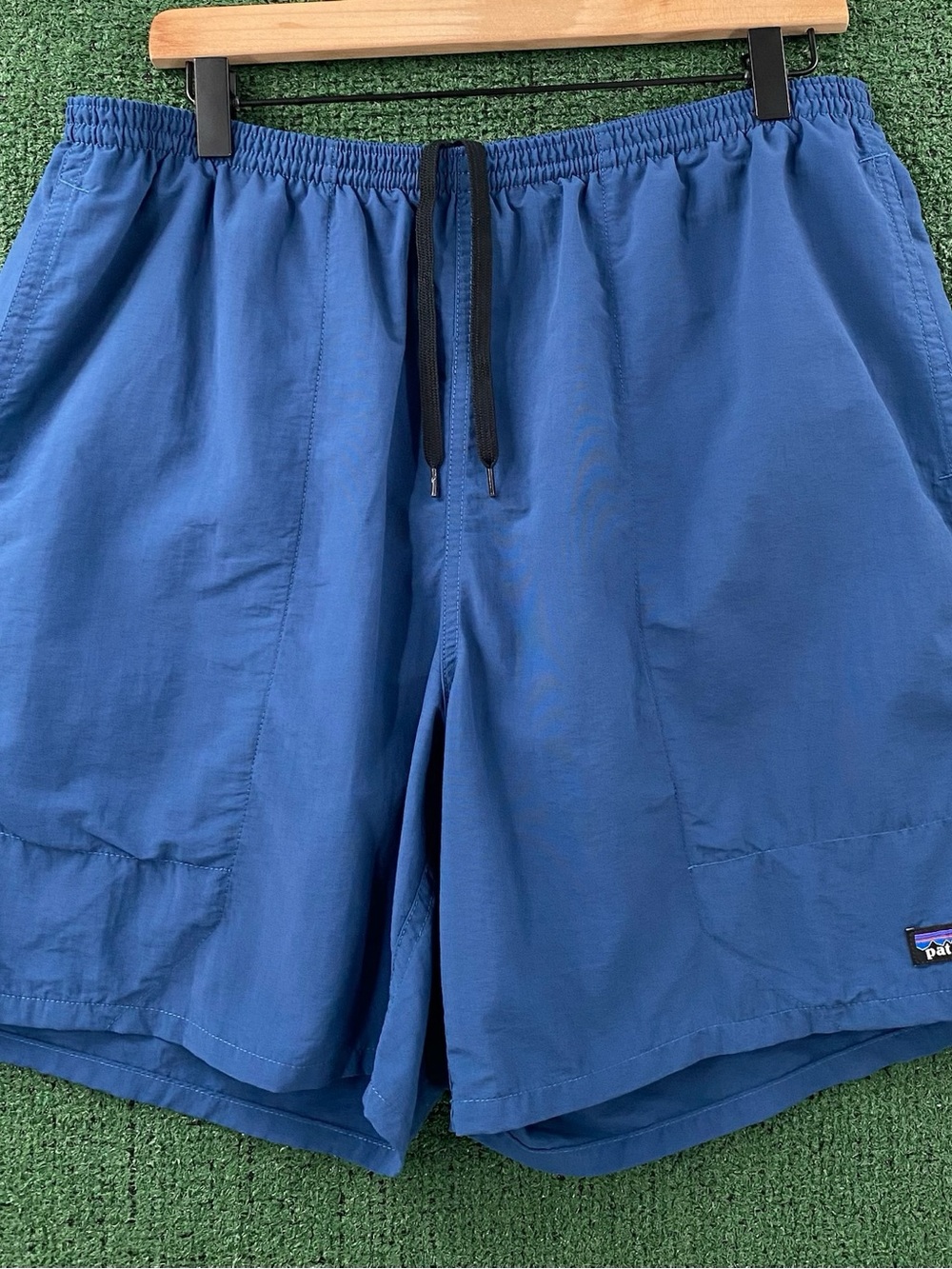 Patagonia Baggies Navy Blue Lined Shorts Men’s Size Large